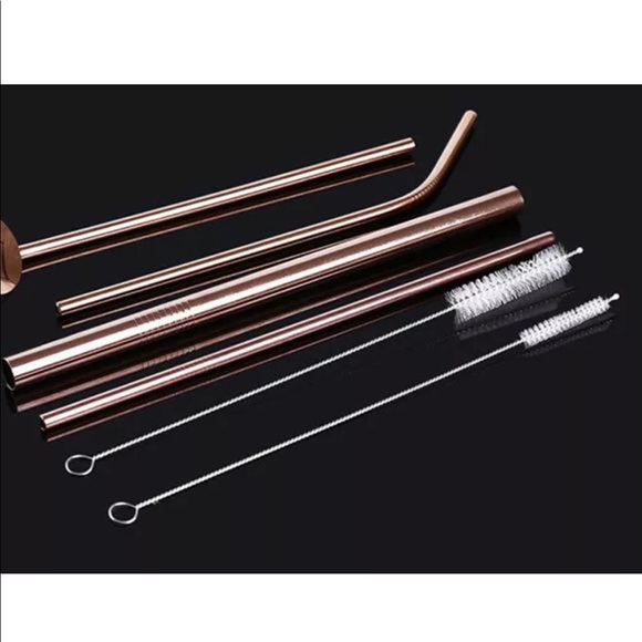 A non- disposable set of straws and straw needs - Picture 3 of 7